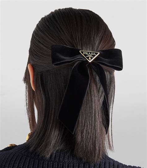 prada hairbow|Prada hair accessories.